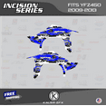 thumbnail image 2 of Kalair GFX Graphics Kit for Yamaha ATV YFZ 450 (2009-2013) Incision Series, 2 of 5