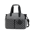 thumbnail image 4 of Multifunctional Baby Diaper Mummy Changing Bag Handbag for Diaper Keys Phone Black Gray, 4 of 9