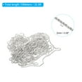 thumbnail image 2 of Uxcell 11 Yard/10m Crystal Rhinestone Close Chain Trim 2mm Trimming Claw Chain String for Crafts, White 1 Roll, 2 of 5