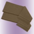 thumbnail image 3 of Men's Cotton Headband Sweatband 2-Pack 3" Wide Size Medium Yoga Sports Fitness Made in USA Mocha, 3 of 5