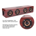 thumbnail image 2 of Speaker,Red Wood Grain Bluetooth Desktop Speaker Bluetooth Speaker High-Intensity Output, 2 of 11
