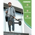 thumbnail image 5 of PORORO HES20 Electric Scooter for Adults, Max 19 Miles Range, with 8.5" Tires, 350W, 10.5Ah, 19MPH, Black, 5 of 12