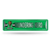 Rico Industries College  Marshall Thundering Herd  Metal Street Sign 4" x 15" Home Dcor - Bedroom - Office - Man Cave