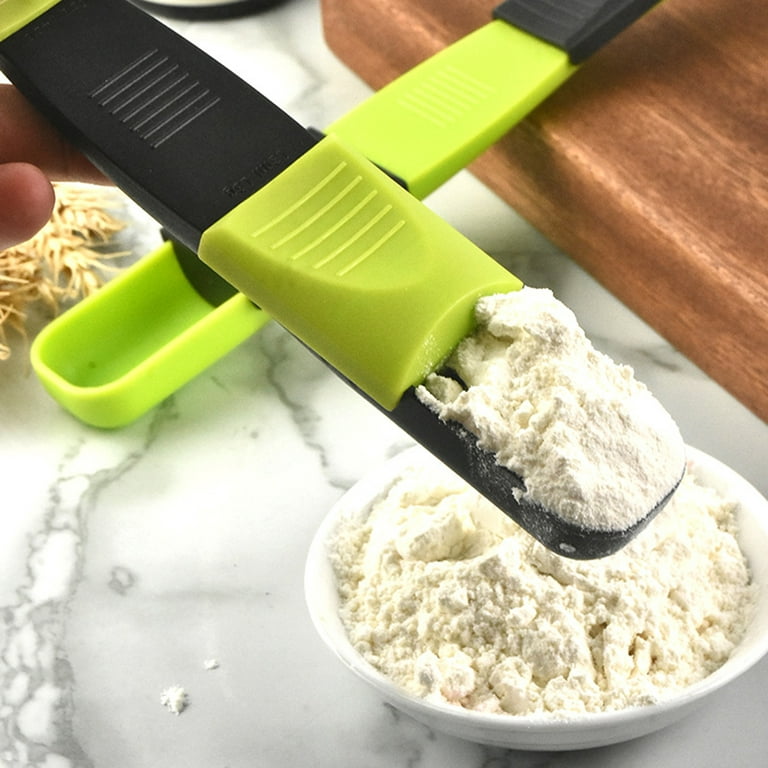 Cheers US 2Pcs Adjustable Measuring Spoon with Double End