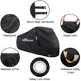 thumbnail image 3 of Black Bike Cover Outdoor Waterproof Bicycle Covers With Lock Hole, 3 of 5