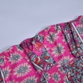 thumbnail image 5 of Shadoumai Women Off Shoulder Romper Strapless Floral Print Striped Beach Shorts Jumpsuit, 5 of 10