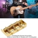 thumbnail image 3 of Electric Guitar Short Bridge Vintage Brass Compensated 3 Saddles for Tele Guitars, 3 of 5