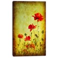 thumbnail image 2 of Design Art - Poppy Flowers on Grunge Background, 2 of 3