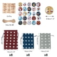 thumbnail image 2 of Bolsas De Regalo De Navidad Calendario De Adviento Para Rellenar 24 Bolsas De Tela Para Navidad Calendario De Adviento Con 24 Insignias Y Cuerdas De Cáñamo De 10 M Speravity HA038404-00, 2 of 6