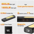 thumbnail image 2 of Linterna Recargable Huccbs Alta Luminosidad 1800 lúmenes EDC Plano, 2 of 9