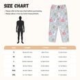 thumbnail image 3 of Salouo Bunny cartoon with easter Print Women's Pajama Pants Casual Loose Sweatpants PJs Flowy Pants Drawstring Palazzo for Women Wide Leg Pants Lounge Pajama-XX-Large, 3 of 6
