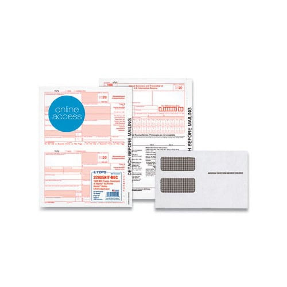 TOPS 22904KIT W-2 Tax Form Set - 24 Sets, 6-Part Carbonless