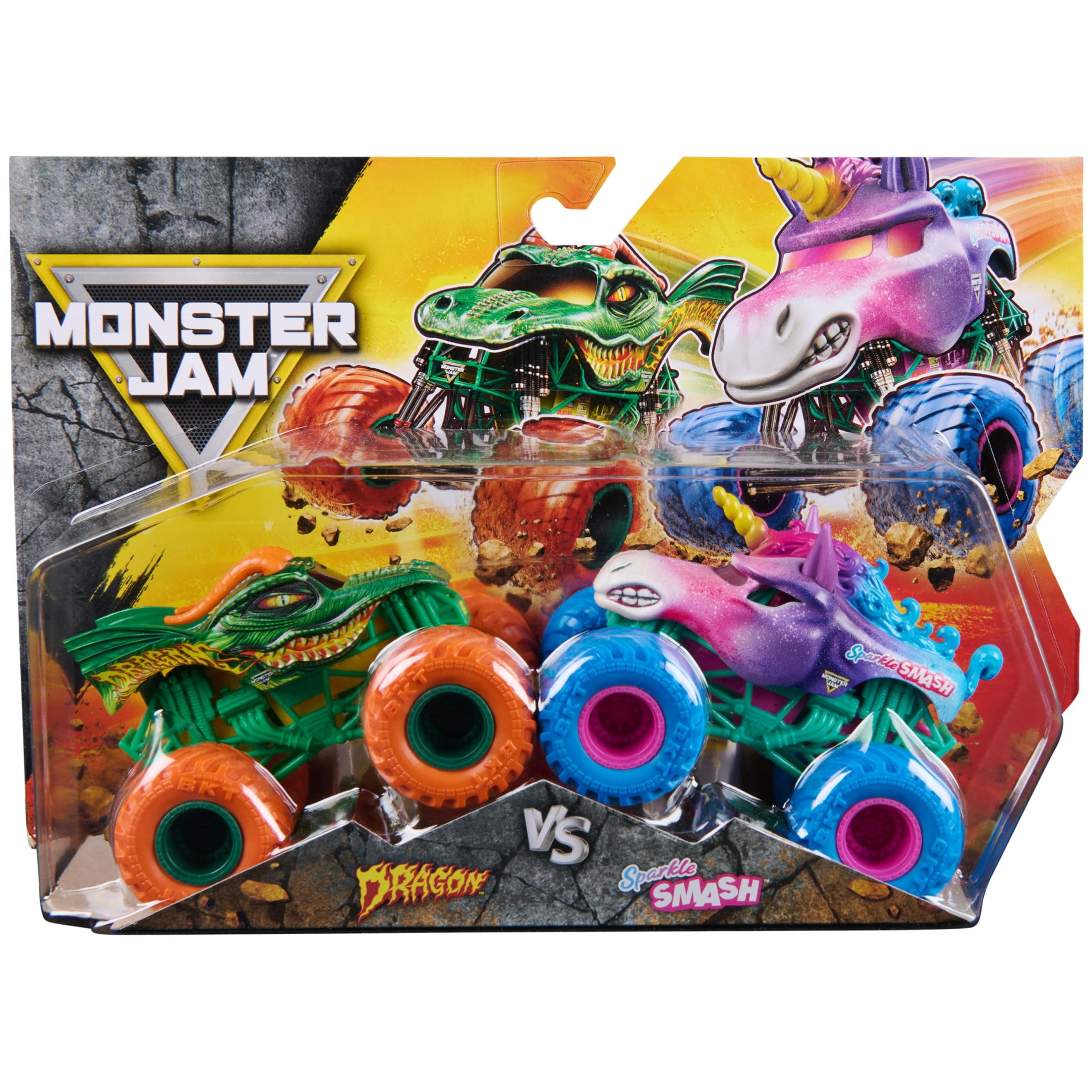 Monster Jam Monster Trucks Zombie VS Bakugan Dragonoid - Walmart.com
