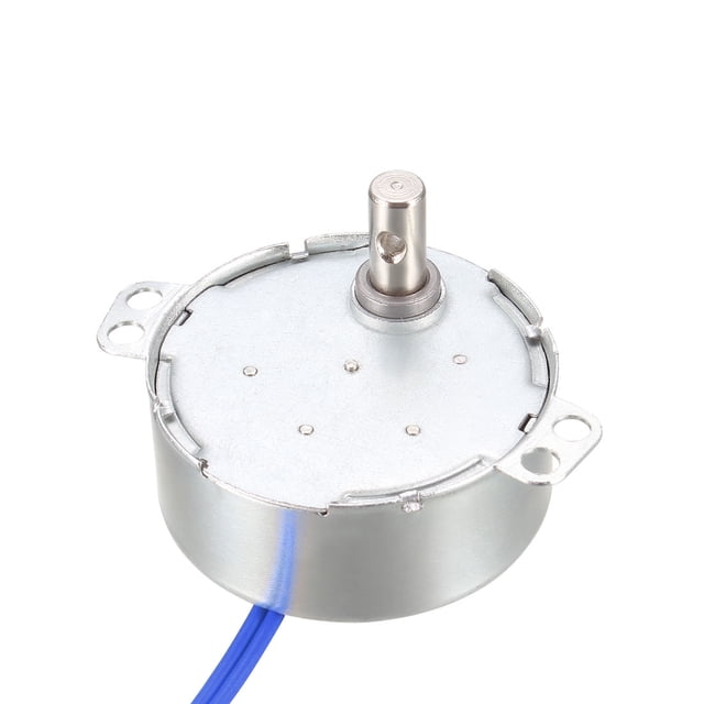 Motor Síncrono Eléctrico de Engranaje Metálico Uxcell 100-127V AC 5-6RPM 50-60Hz CCW/CW 4W