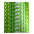 thumbnail image 2 of 36 Pieces Kraft Paper Straws Colorful Striped - Eco-Friendly Biodegradable Drinking Straws for Parties, Bars, and Beverages, 2 of 8