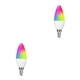 thumbnail image 2 of Bewildely Smart WiFi Tuya LED Light E14 Bulbs Waterproof Lighting C37 Decoration Party Control Dimmable Brightness IP55 RGB 500LM Voice 1 2piezas, 2 of 6