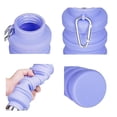 thumbnail image 4 of Collapsible Water Bottle Reuseable BPA Free Silicone Foldable Water Bottles, 4 of 4