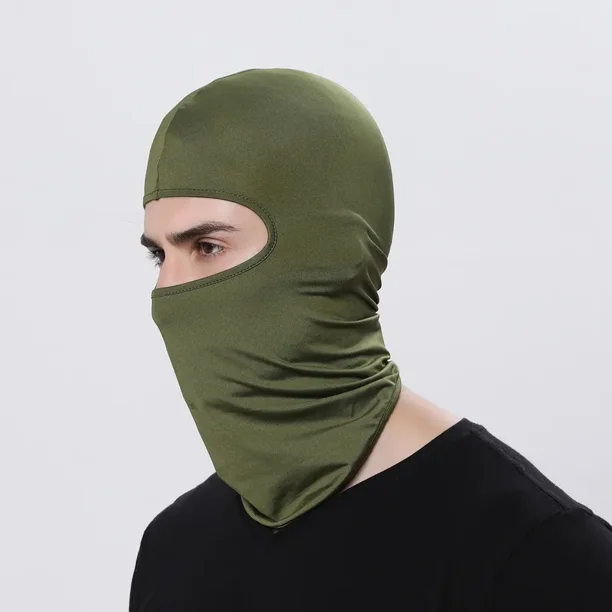 Pasamontañas de LICRA para motocicleta, Bandana para ciclismo, sombrero para la cara, capucha táctica, casco para deporte al aire libre