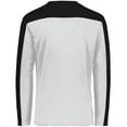 thumbnail image 5 of Holloway 223602.226.M Youth Momentum Team Long Sleeve T-Shirt, White & Black - Medium, 5 of 5