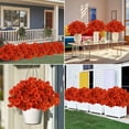thumbnail image 6 of Plastic Decorations Artificial Flowers 7 Forks Bouquet 35cm Plastic Leaves for Home Wedding Courtyard Decoration 1Pcs Rkxzt, 6 of 6