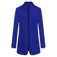thumbnail image 4 of LoyisViDion Coat Women Wool Coat Trench Jacket Ladies Warm Long Overcoat Outwear W Blue 6(M), 4 of 6