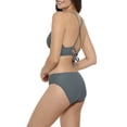 thumbnail image 6 of Time and Tru Women's Flagstone Rib Swimsuit Top, 6 of 6