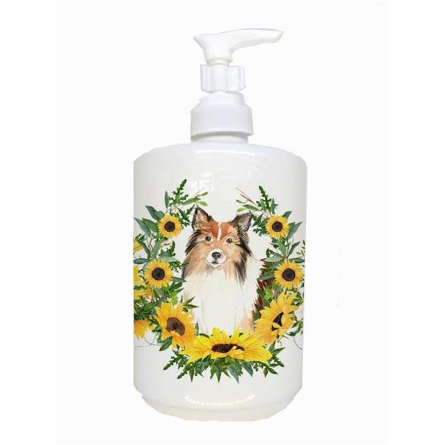 Carolines Treasures CK2962SOAP Sheltie Ceramic Soap Dispenser