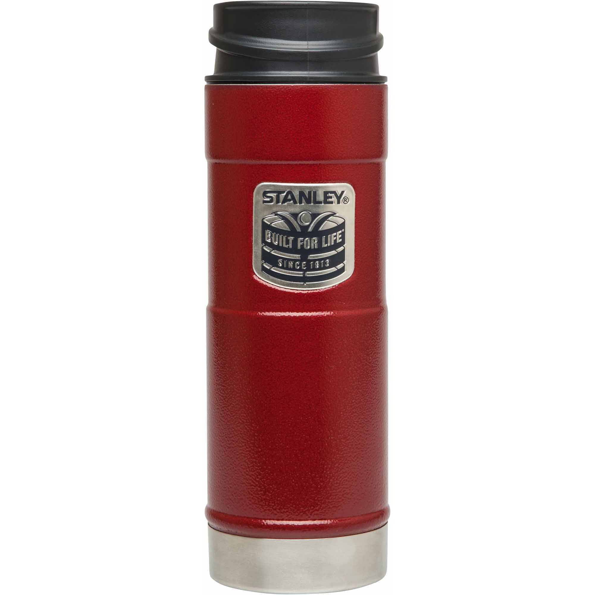 Stanley 16oz Travel Thermos Red Stainless Steel Aladdin Vacuum Bottle