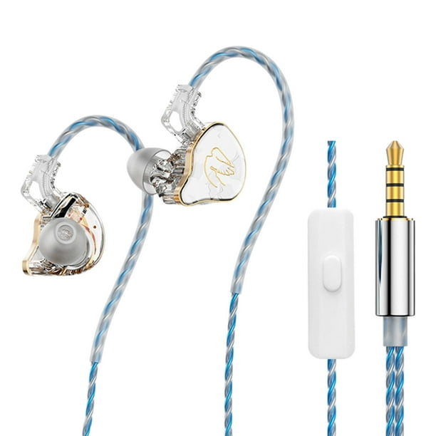 Auriculares intrauditivos con cable y sonido estéreo, de moda, antidevanado, con cable de 1,2 m de longitud, para gimnasio, correr y