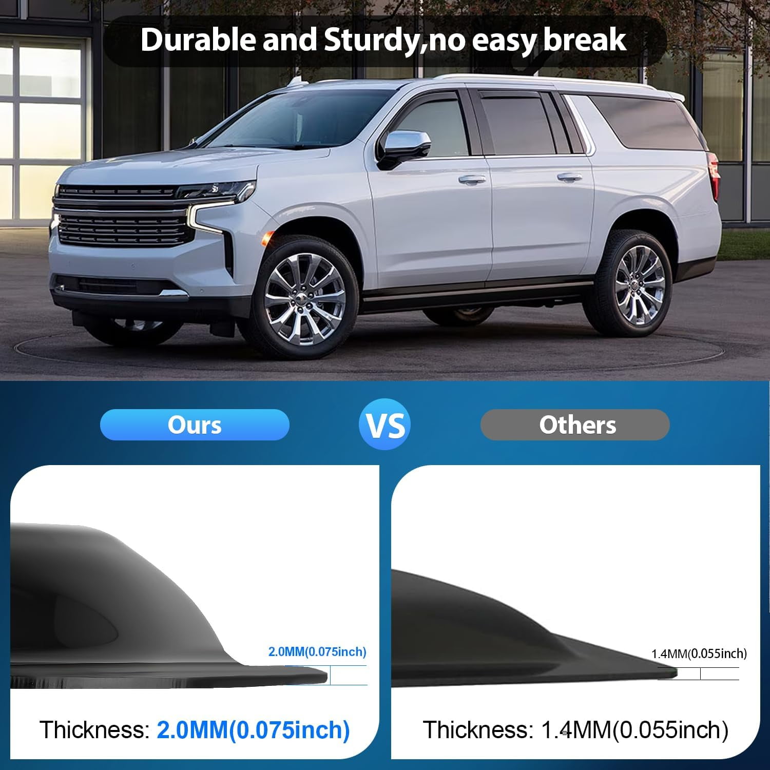 Nilight In-Channel Rain Guards Window Deflectors for Chevy Suburban 2021-2025, Vent Visors, 4-Piece Set