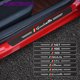 thumbnail image 2 of 4 Uds. Adhesivo para alféizar de puerta de coche de fibra de carbono para Alfa Romeo Giulietta Mito Giulia Stelvio Brera 147 156 159, 2 of 5