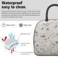 thumbnail image 3 of Womens Pioneer Flower Floral Print Pattern Lunch Box for Work,Insulated Lunch Bag for Women,Loncheras Para Mujer,Leakproof Adult Lunch Bag for Work,Beach,Travel,Picnic,Camping, 3 of 7