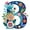 B, variant on JYLMOOD Custom Paint by Number for Adults Easy Painting for Gift Home Wall Decor 10x10in without Frame, Colored Canvas