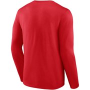 Men's Majestic Red Los Angeles Angels High Praise Long Sleeve T-Shirt