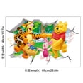 thumbnail image 2 of Winnie the Pooh Wall Sticker 3D Wall Sticker Children wall sticker Cartoon character wall sticker Cartoon background Wall decoration Birthday gift Children bedroom decoration 60*40CM, 2 of 4