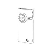 Flip Video MinoHD F460 - Camcorder - 720p - 1.6 MP - flash 4 GB - internal flash memory - white