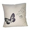 Cheung's FP-3076F Linen pillow with Butterfly design