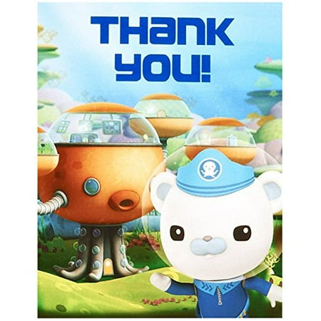 Birthday Express The Octonauts Party Supplies Thank You Notes 8