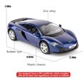 thumbnail image 2 of Coche de juguete HUOGUO McLaren 650S de aleación de zinc a escala 1/36 para niños, 2 of 5