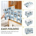 thumbnail image 2 of Yayeee Collapsible Cube Storage Bin with Lid Fabric Closet Decorative Basket with Handles, Cartoon Cute Cat, 2 of 7