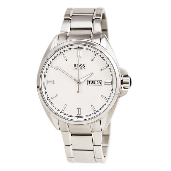 1513040 Men's Silver Dial Stainless Steel Bracelet Watch