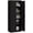 Black, variant on HOMCOM 63" Pantry Cabinet, Kitchen Storage Cabinet with Adjustable Shelves