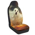 thumbnail image 2 of Chririnla Halloween Car Seat Covers Featuring Spooky Ghost Pattern, 2 Piece Polyester Set, Washable Easy to Install Interior Accessories for Auto Vans, 2 of 12