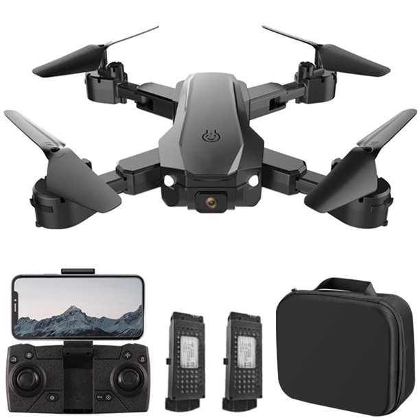 S80 RC Drone con cámara 4K WiFi FPV Quadcopter plegable con función Vuelo de trayectoria Modo sin ca Abanopi 4K / 2 Baterías