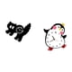 thumbnail image 5 of Reloj de pared,Reloj de pared decorativo para baño o dormitorio,Reloj de pared,Reloj de pared silencioso,sin tictac,decorativo,Reloj de pared silencioso Little Penguin,reloj de madera, 5 of 8