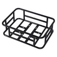 thumbnail image 4 of Rear Bike Basket Iron Waterproof Large Capacity Rustproof Bicycle Back Storage Basket Black, 4 of 17
