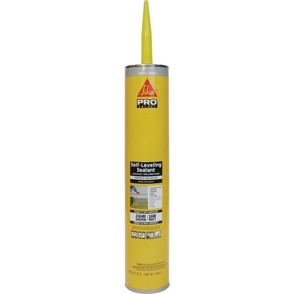 Sika Self Leveling Concrete Sealant - Durable, Outdoor Use - 29 Oz, Gray