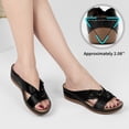 thumbnail image 4 of Ablanczoom Wedge Sandals for Womens: Non-Slip Arch Support women sandals Beach Dresses Slides Shoes, 4 of 6