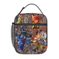 thumbnail image 2 of Zootopia Insulated Lunch Bag Cartoon Backpack, Reusable Thermal Cooler Tote for School Picnic Travel, Water Resistant Zipper Lunch Box Carry Bag Large Capacity Reusable Cooler Bag 11488-A16, 2 of 6