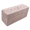 thumbnail image 4 of Boho Storage Basket Decor Box Handmade Woven Decorative Countertop Organizer Macrame Baskets for Bedroom Living Room, 4 of 8